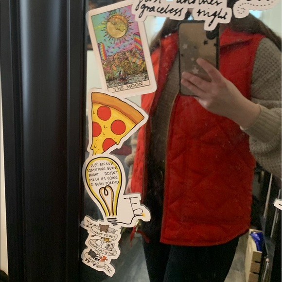 ✨J Crew Red Size Small Vest✨ - Picture 4 of 6